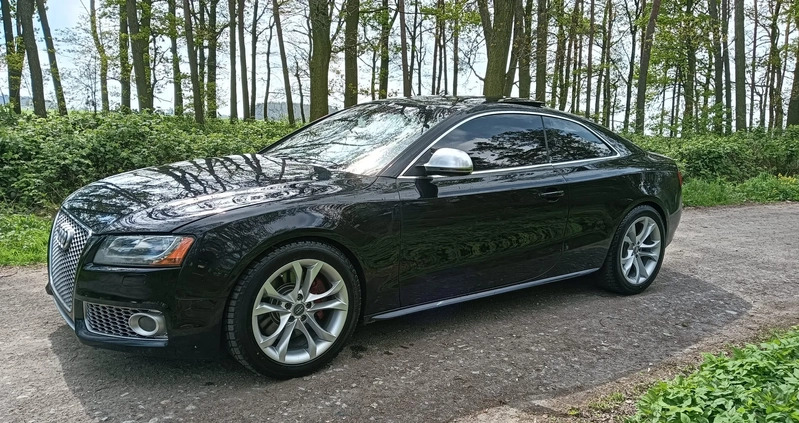 Audi S5 cena 56700 przebieg: 242602, rok produkcji 2009 z Susz małe 254